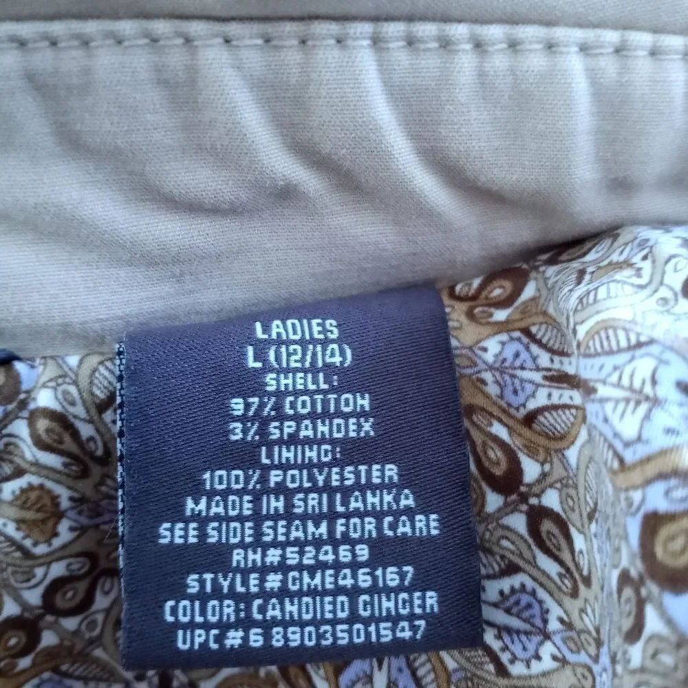 GEORGE BEIGE JACKET SZ.L GUC